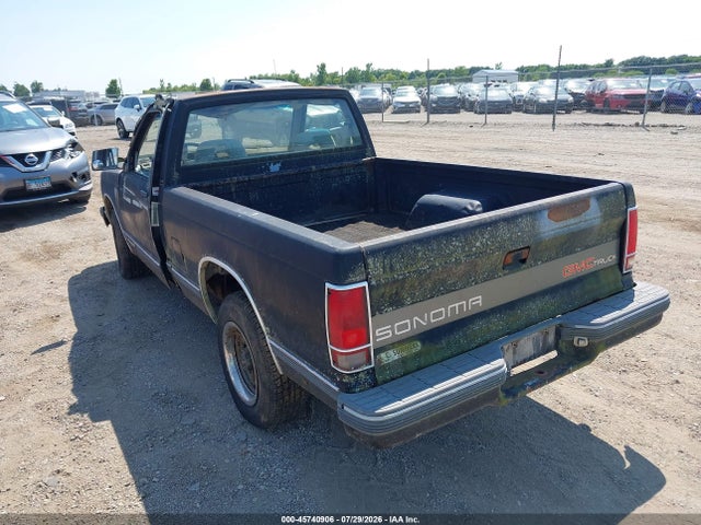 45740906 :رقم المزاد ، 1GTCS14R5N0511880 vin ، 1992 Gmc Sonoma مزاد بيع