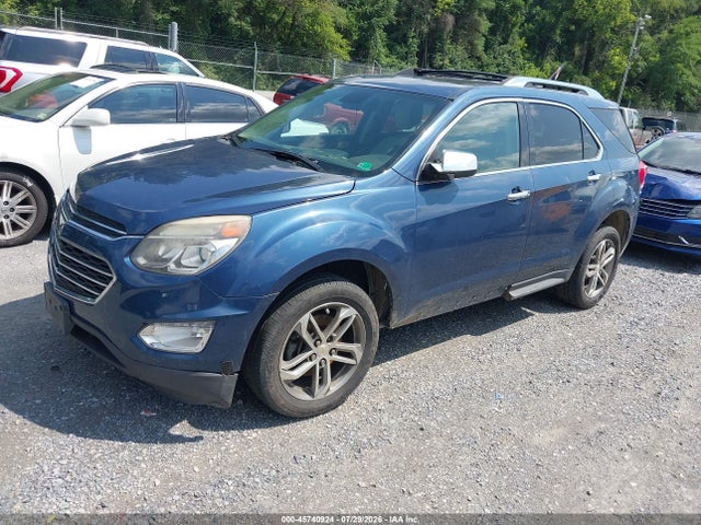 45740924 :رقم المزاد ، 2GNFLGE35G6188326 vin ، 2016 Chevrolet Equinox Ltz مزاد بيع
