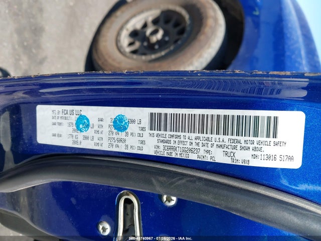 Aukcja sprzedaży 2016 Ram 1500 Express, vin: 3C6RR6KT1GG206237, numer aukcji: 45740967
