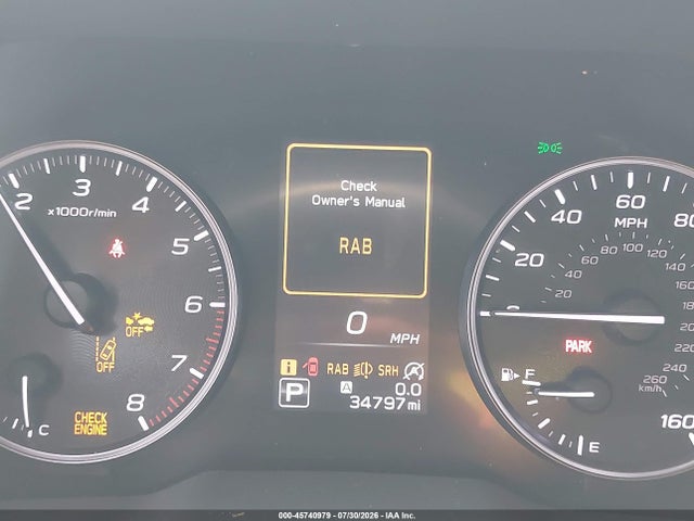 45740979 :رقم المزاد ، 4S4BTANC0P3219425 vin ، 2023 Subaru Outback Limited مزاد بيع