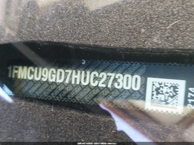 Ford ESCAPE SE 2017 1FMCU9GD7HUC27300 Image 9