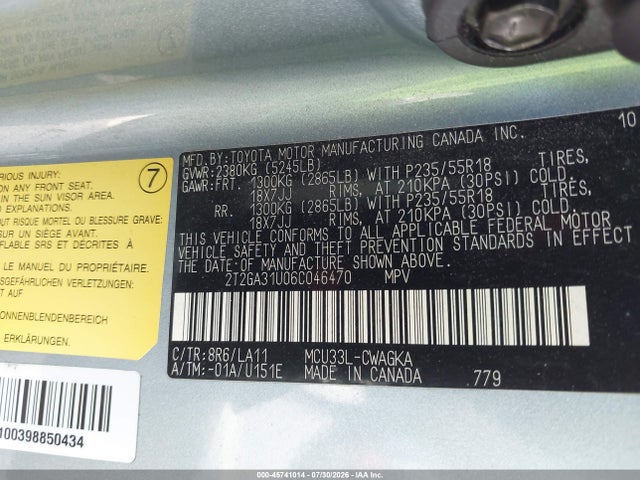 Продажа на аукционе авто 2006 Lexus Rx 330, vin: 2T2GA31U06C046470, номер лота: 45741014