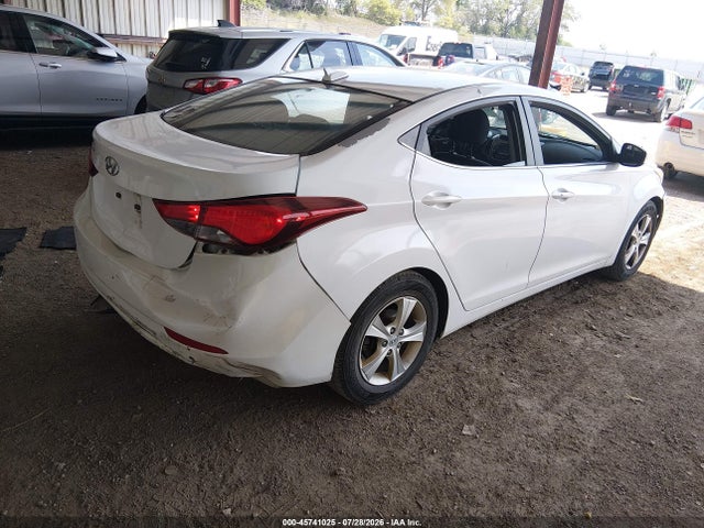 Aukcja sprzedaży 2016 Hyundai Elantra Value Edition, vin: 5NPDH4AE2GH762738, numer aukcji: 45741025