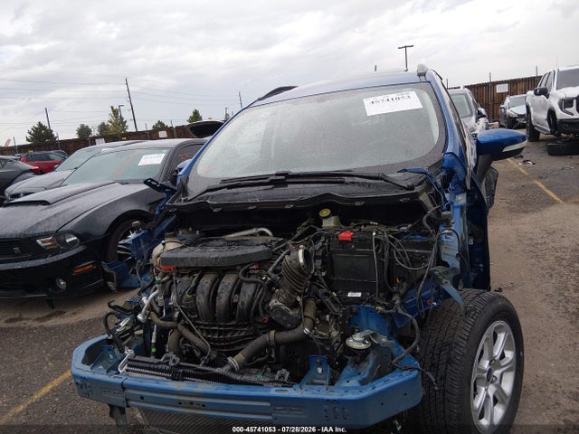 2022 Ford Ecosport Se მანქანა იყიდება აუქციონზე, vin: MAJ6S3GL0NC465430, აუქციონის ნომერი: 45741053