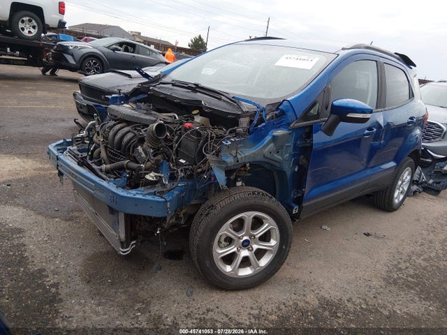 2022 Ford Ecosport Se მანქანა იყიდება აუქციონზე, vin: MAJ6S3GL0NC465430, აუქციონის ნომერი: 45741053