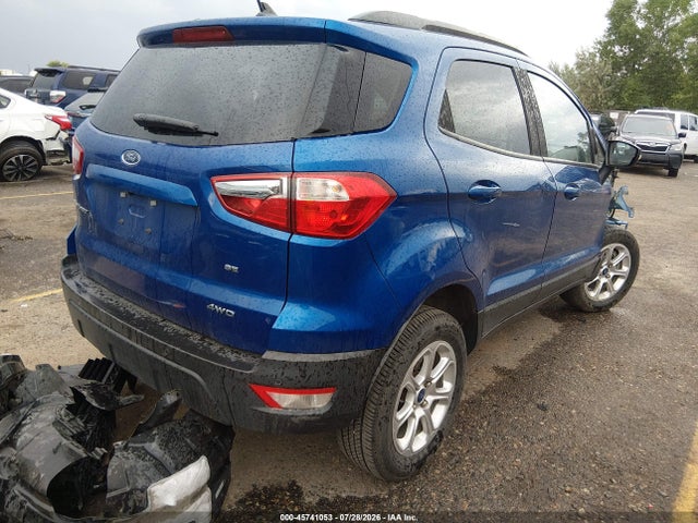 2022 Ford Ecosport Se მანქანა იყიდება აუქციონზე, vin: MAJ6S3GL0NC465430, აუქციონის ნომერი: 45741053