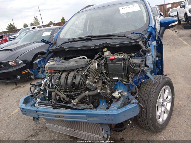 2022 Ford Ecosport Se მანქანა იყიდება აუქციონზე, vin: MAJ6S3GL0NC465430, აუქციონის ნომერი: 45741053