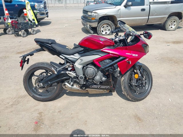 45741161 :رقم المزاد ، SMTL23UF1STCC5097 vin ، 2025 Triumph Motorcycle Daytona 660 مزاد بيع