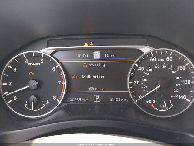 Aukcja sprzedaży 2020 Nissan Altima Sl Fwd, vin: 1N4BL4EVXLC147849, numer aukcji: 45741168