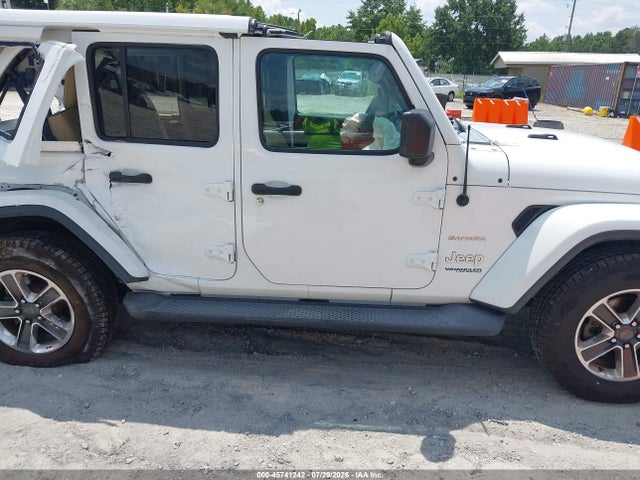 Продажа на аукционе авто 2018 Jeep Wrangler Unlimited Sahara 4x4, vin: 1C4HJXEG4JW132918, номер лота: 45741242