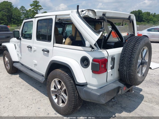 Продажа на аукционе авто 2018 Jeep Wrangler Unlimited Sahara 4x4, vin: 1C4HJXEG4JW132918, номер лота: 45741242