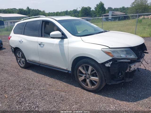 2015 Nissan Pathfinder Platinum მანქანა იყიდება აუქციონზე, vin: 5N1AR2MN2FC644758, აუქციონის ნომერი: 45741461