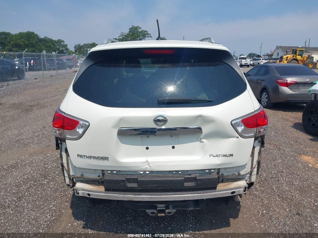2015 Nissan Pathfinder Platinum მანქანა იყიდება აუქციონზე, vin: 5N1AR2MN2FC644758, აუქციონის ნომერი: 45741461
