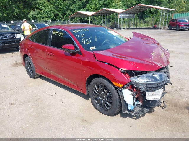 2021 Honda Civic Lx მანქანა იყიდება აუქციონზე, vin: 2HGFC2F62MH525587, აუქციონის ნომერი: 45741554