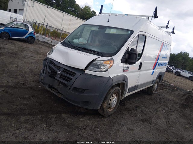 2016 Ram Promaster 2500 High Roof მანქანა იყიდება აუქციონზე, vin: 3C6TRVCG6GE136554, აუქციონის ნომერი: 45741624