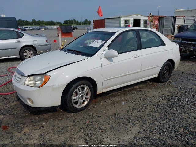2004 Kia Spectra Ex/lx მანქანა იყიდება აუქციონზე, vin: KNAFE121245036768, აუქციონის ნომერი: 45741792
