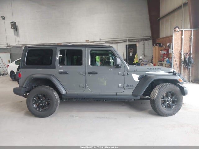 45741871 :رقم المزاد ، 1C4HJXDN5MW859215 vin ، 2021 Jeep Wrangler Unlimited Willys Sport 4x4 مزاد بيع