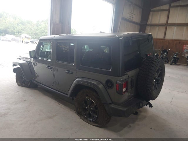 45741871 :رقم المزاد ، 1C4HJXDN5MW859215 vin ، 2021 Jeep Wrangler Unlimited Willys Sport 4x4 مزاد بيع