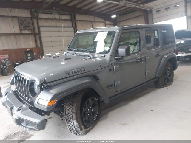 45741871 :رقم المزاد ، 1C4HJXDN5MW859215 vin ، 2021 Jeep Wrangler Unlimited Willys Sport 4x4 مزاد بيع