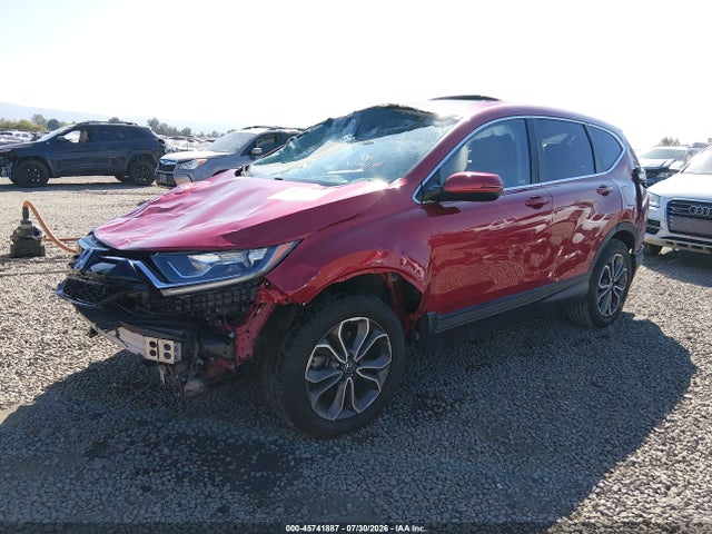 2021 Honda Cr-v Awd Ex მანქანა იყიდება აუქციონზე, vin: 2HKRW2H52MH642519, აუქციონის ნომერი: 45741887