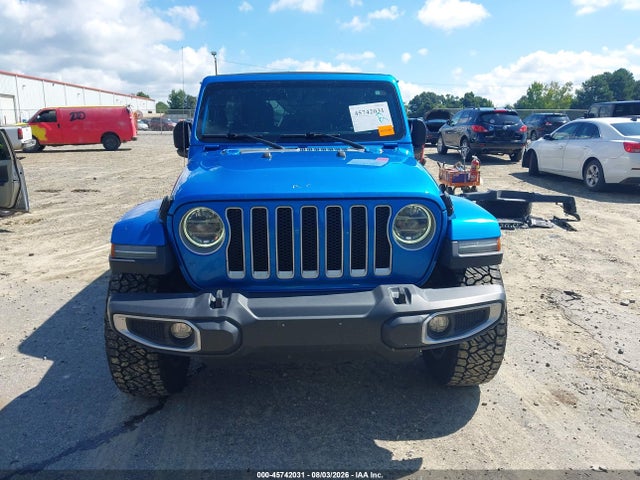 45742031 :رقم المزاد ، 1C4HJXEG5NW247923 vin ، 2022 Jeep Wrangler Unlimited Sahara 4x4 مزاد بيع
