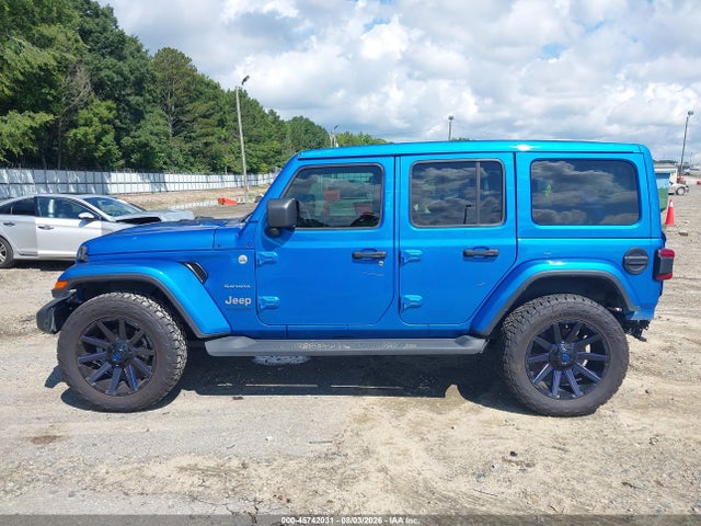 45742031 :رقم المزاد ، 1C4HJXEG5NW247923 vin ، 2022 Jeep Wrangler Unlimited Sahara 4x4 مزاد بيع