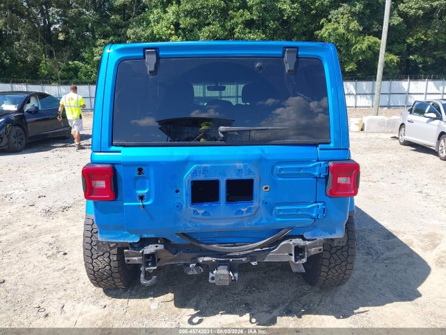 45742031 :رقم المزاد ، 1C4HJXEG5NW247923 vin ، 2022 Jeep Wrangler Unlimited Sahara 4x4 مزاد بيع