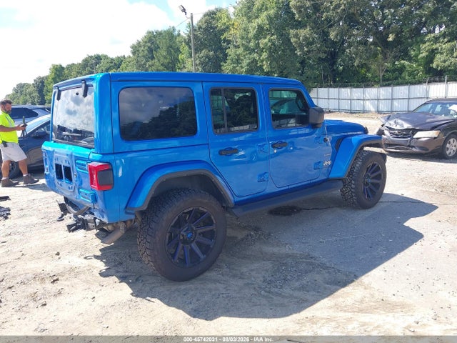45742031 :رقم المزاد ، 1C4HJXEG5NW247923 vin ، 2022 Jeep Wrangler Unlimited Sahara 4x4 مزاد بيع