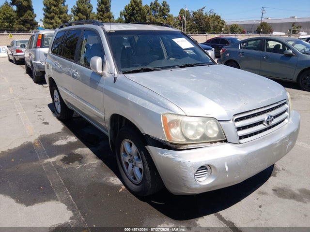 2003 Toyota Highlander V6 მანქანა იყიდება აუქციონზე, vin: JTEGF21A330093337, აუქციონის ნომერი: 45742094