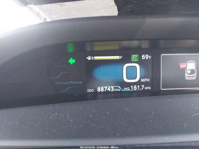 45742100 :رقم المزاد ، JTDKARFP6J3076708 vin ، 2018 Toyota Prius Prime Plus مزاد بيع