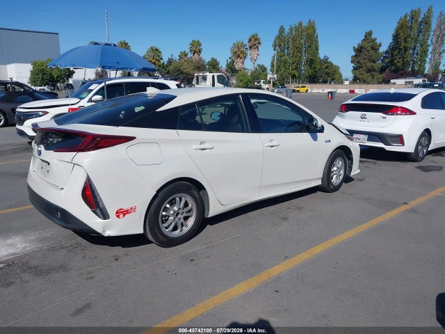 45742100 :رقم المزاد ، JTDKARFP6J3076708 vin ، 2018 Toyota Prius Prime Plus مزاد بيع