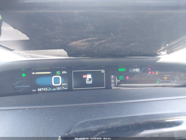 45742100 :رقم المزاد ، JTDKARFP6J3076708 vin ، 2018 Toyota Prius Prime Plus مزاد بيع