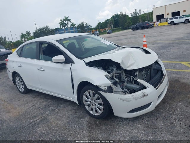 45742338 :رقم المزاد ، 3N1AB7AP9FY382548 vin ، 2015 Nissan Sentra Sv مزاد بيع
