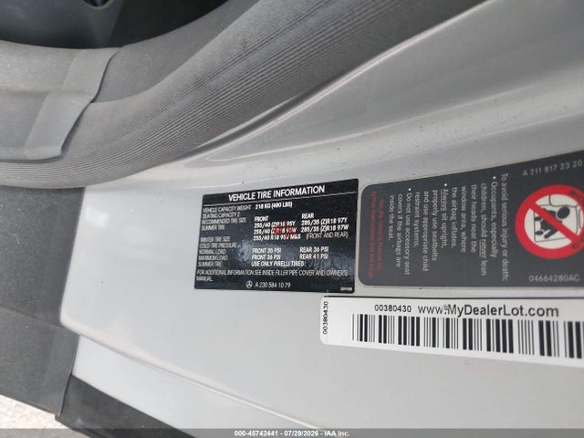 Продаж на аукціоні авто 2003 Mercedes-benz Sl 55 Amg, vin: WDBSK74F83F041034, номер лоту: 45742441