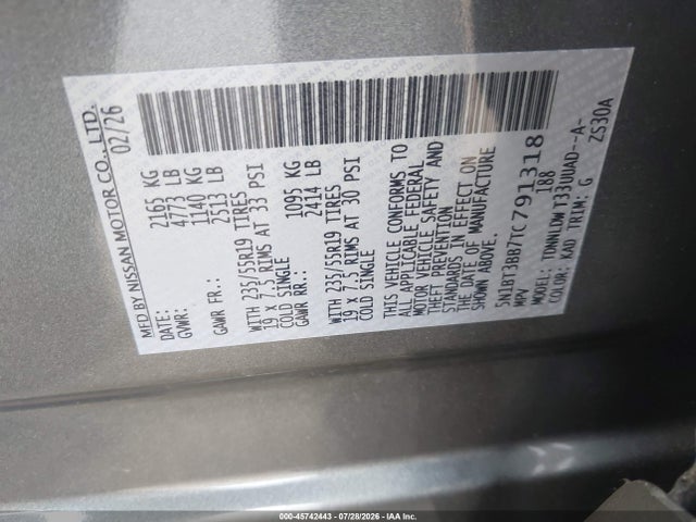 Nissan Rogue Dark Armor 2026 5N1BT3BB7TC791318 Image 9