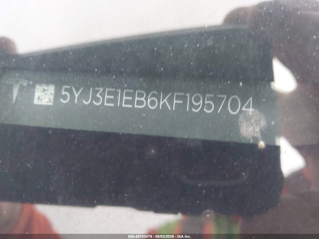 Aukcja sprzedaży 2019 Tesla Model 3 Long Range/performance, vin: 5YJ3E1EB6KF195704, numer aukcji: 45742479