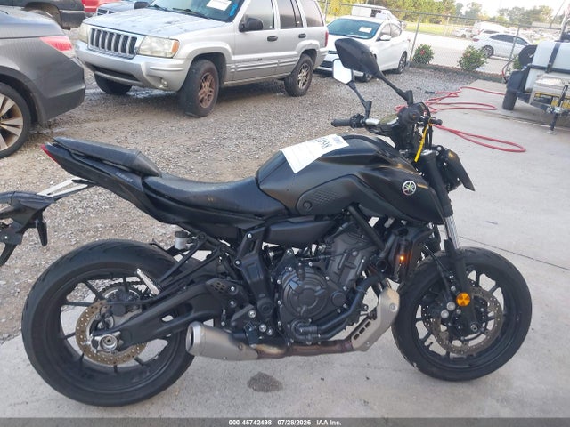 45742498 :رقم المزاد ، JYARM32E4NA004197 vin ، 2022 Yamaha Mt07 مزاد بيع