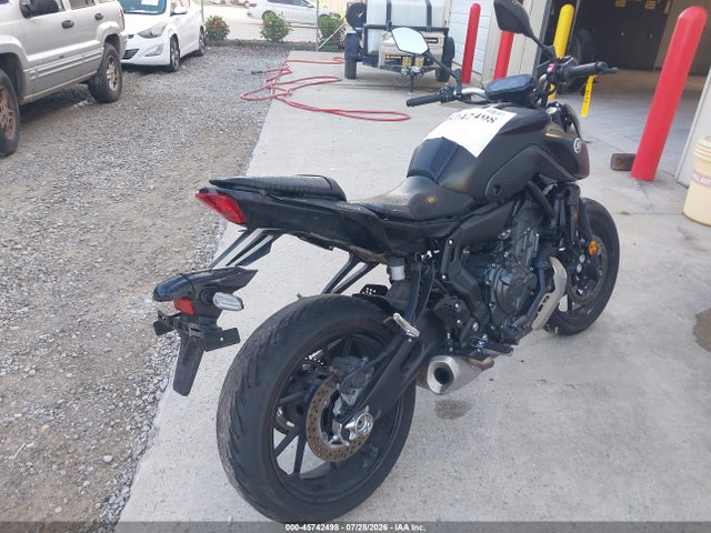 45742498 :رقم المزاد ، JYARM32E4NA004197 vin ، 2022 Yamaha Mt07 مزاد بيع