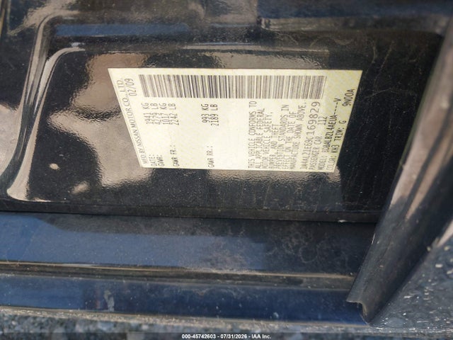 Aukcja sprzedaży 2009 Nissan Altima 2.5 S, vin: 1N4AL21E69C169829, numer aukcji: 45742603