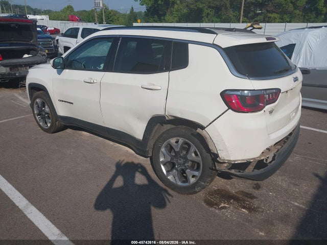 2019 Jeep Compass Limited Fwd მანქანა იყიდება აუქციონზე, vin: 3C4NJCCB1KT662449, აუქციონის ნომერი: 45742616