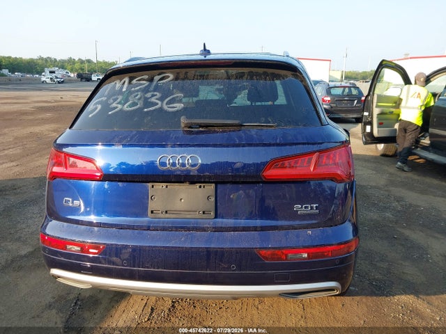 2018 Audi Q5 2.0t Premium/2.0t Tech Premium მანქანა იყიდება აუქციონზე, vin: WA1BNAFY2J2049858, აუქციონის ნომერი: 45742622