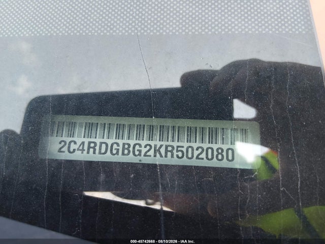 Продажа на аукционе авто 2019 Dodge Grand Caravan Se, vin: 2C4RDGBG2KR502080, номер лота: 45742668