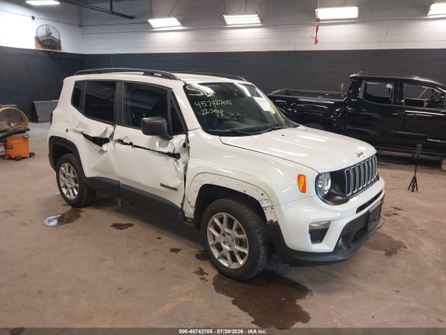 Продажа на аукционе авто 2022 Jeep Renegade Latitude 4x4, vin: ZACNJDB13NPN72372, номер лота: 45742705