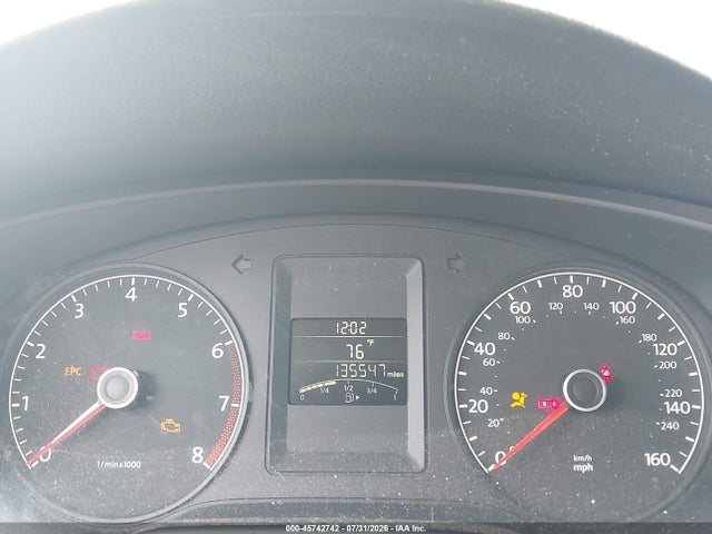 45742742 :رقم المزاد ، 3VW1K7AJ9DM257107 vin ، 2013 Volkswagen Jetta 2.0l S مزاد بيع