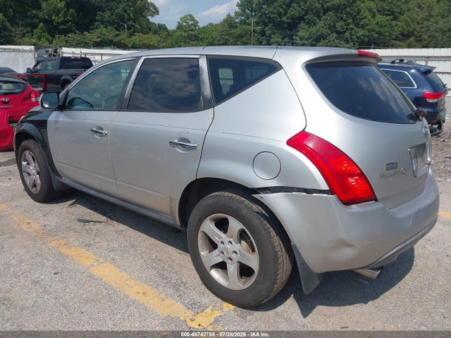 Продажа на аукционе авто 2004 Nissan Murano Sl, vin: JN8AZ08TX4W216843, номер лота: 45742755