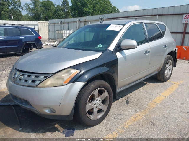Продажа на аукционе авто 2004 Nissan Murano Sl, vin: JN8AZ08TX4W216843, номер лота: 45742755