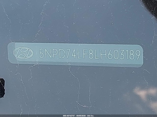 Продажа на аукционе авто 2020 Hyundai Elantra Se, vin: 5NPD74LF8LH603189, номер лота: 45742757