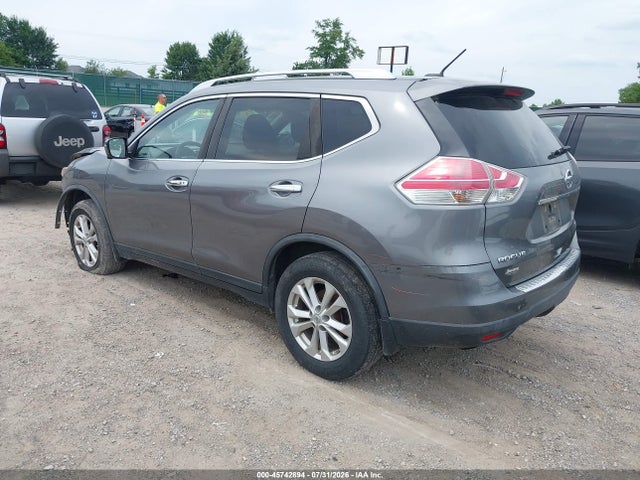 2016 Nissan Rogue Sv მანქანა იყიდება აუქციონზე, vin: KNMAT2MV8GP638821, აუქციონის ნომერი: 45742894