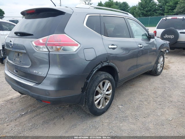 2016 Nissan Rogue Sv მანქანა იყიდება აუქციონზე, vin: KNMAT2MV8GP638821, აუქციონის ნომერი: 45742894