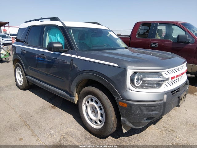 45742958 :رقم المزاد ، 3FMCR9GN9SRE39351 vin ، 2025 Ford Bronco Sport Heritage مزاد بيع